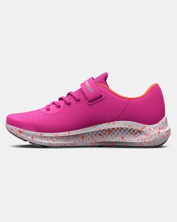 Girls' Pre-School UA Pursuit 3 AC Running Shoes, Pink, pdpMainDesktop image number 1
